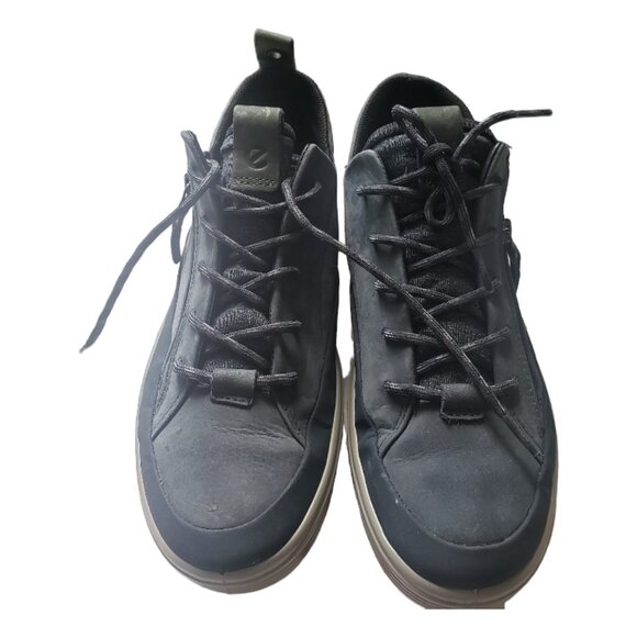 Sh131 Ecco Ladies Soft 7 Tred Zip Gore-Tex Shoes Size 10 - Picture 1 of 11